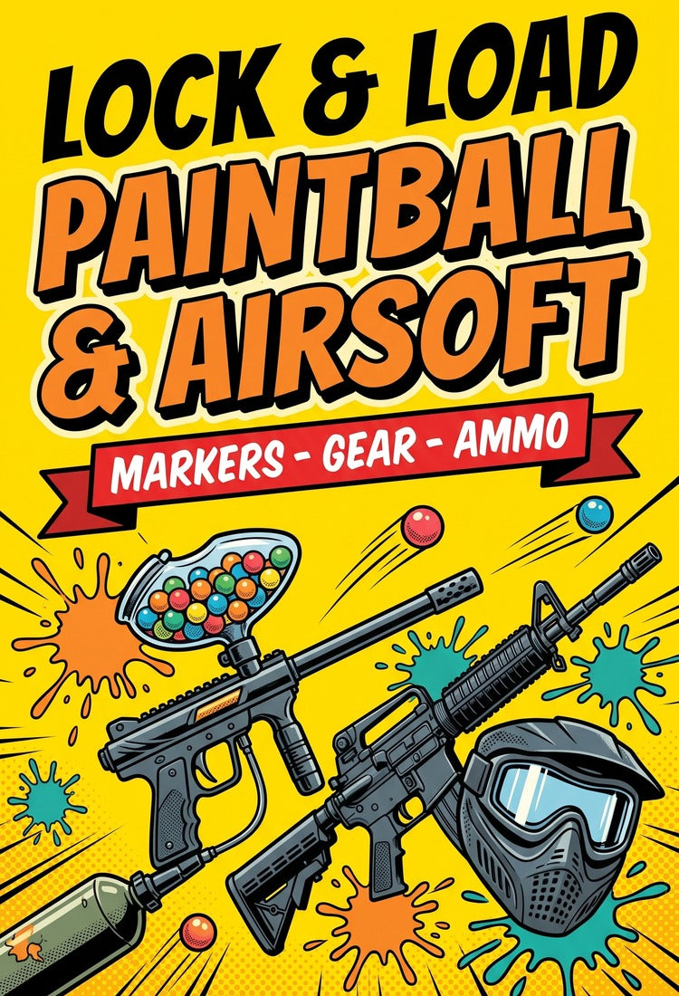 Airsoft and paintball gear at surplus prices