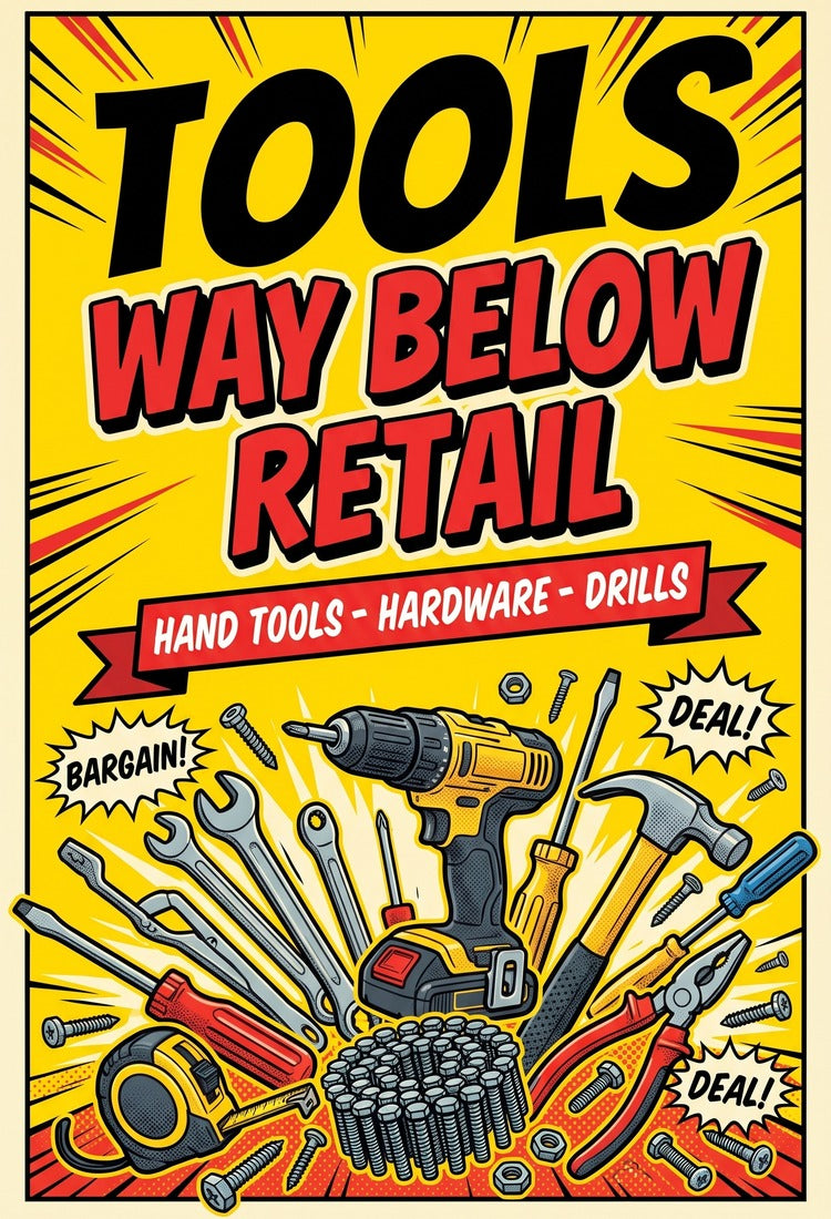 Work tools and hardware deals at Brantford Surplus